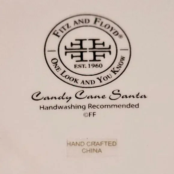 Fitz and Floyd Christmas Cookie Platter - Picture 6 of 6